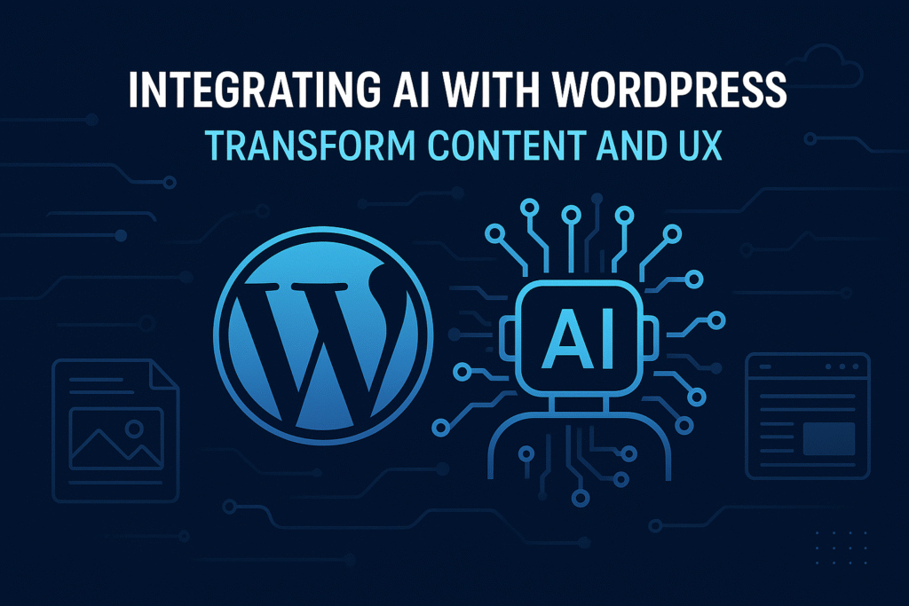 Integrating AI with WordPress for enhanced content creation and user experience